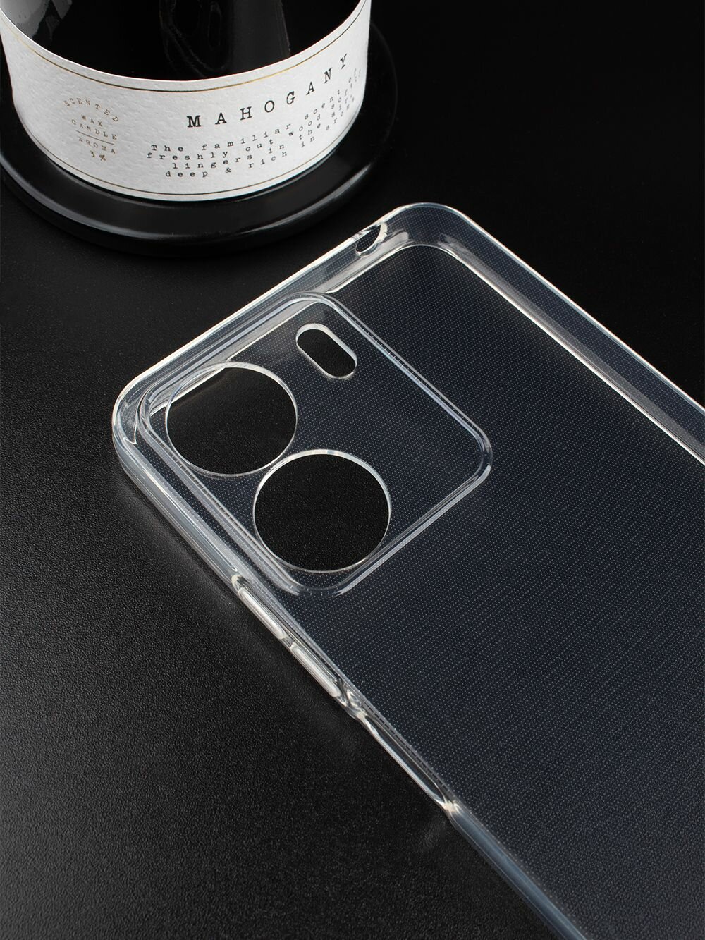 Чехол на Xiaomi Redmi 13C / POCO C65 прозрачный с полной защитой камеры — фото 1