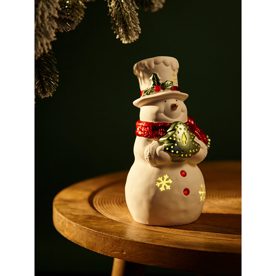 Декор новогодний Tkano New Year Essential Classy Snowman - фото №3