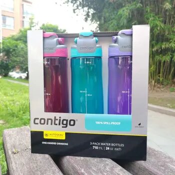 Contigo Фляга спортивная 710 мл, красный, синий
