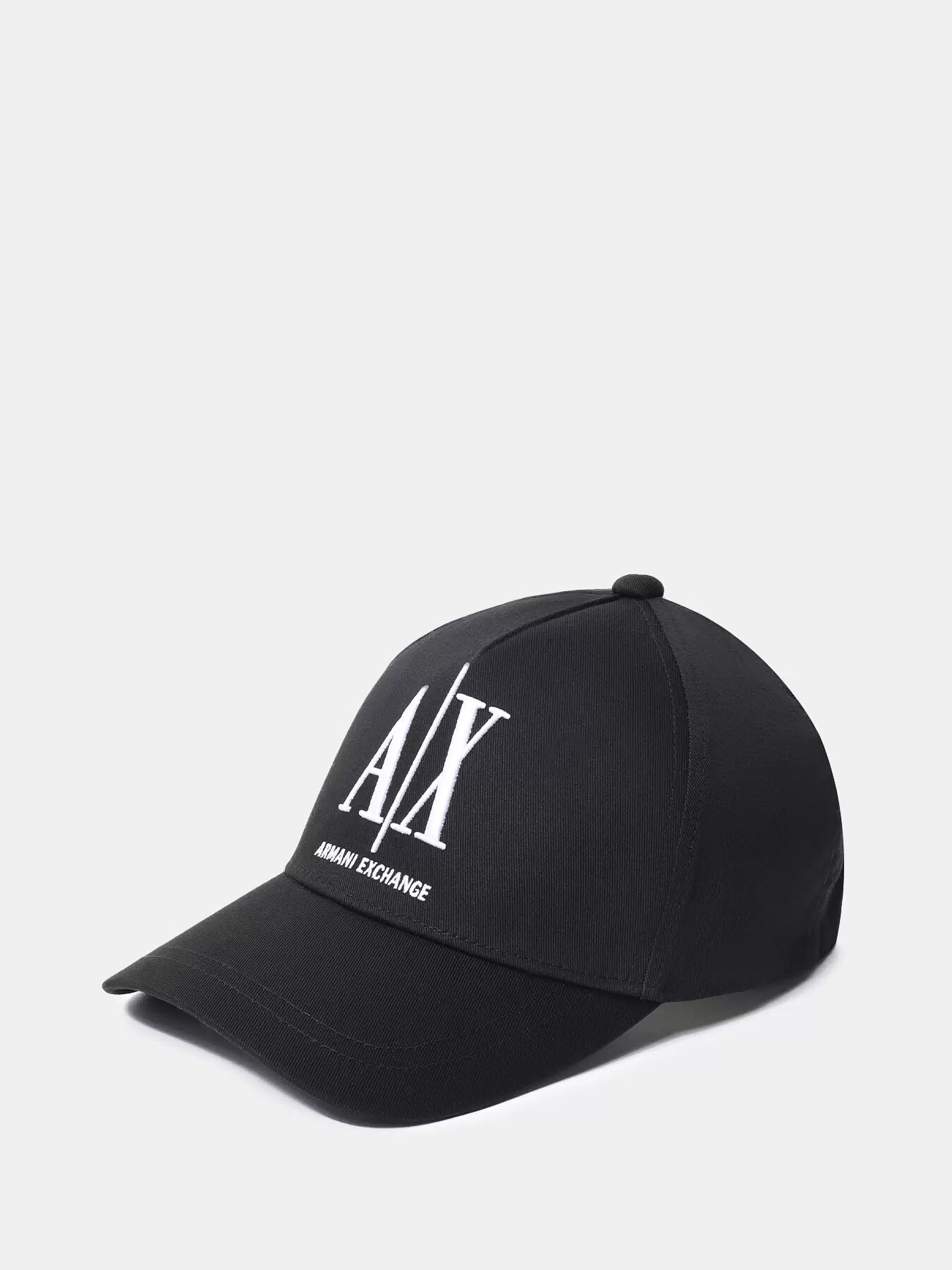 Бейсболка Armani Exchange для мужчин и женщин, размер Б/Р, черный — фото 1