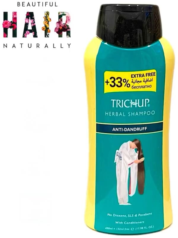Шампунь Trichup Anti Dandruff, против перхоти, без парабенов, 532мл — фото 1