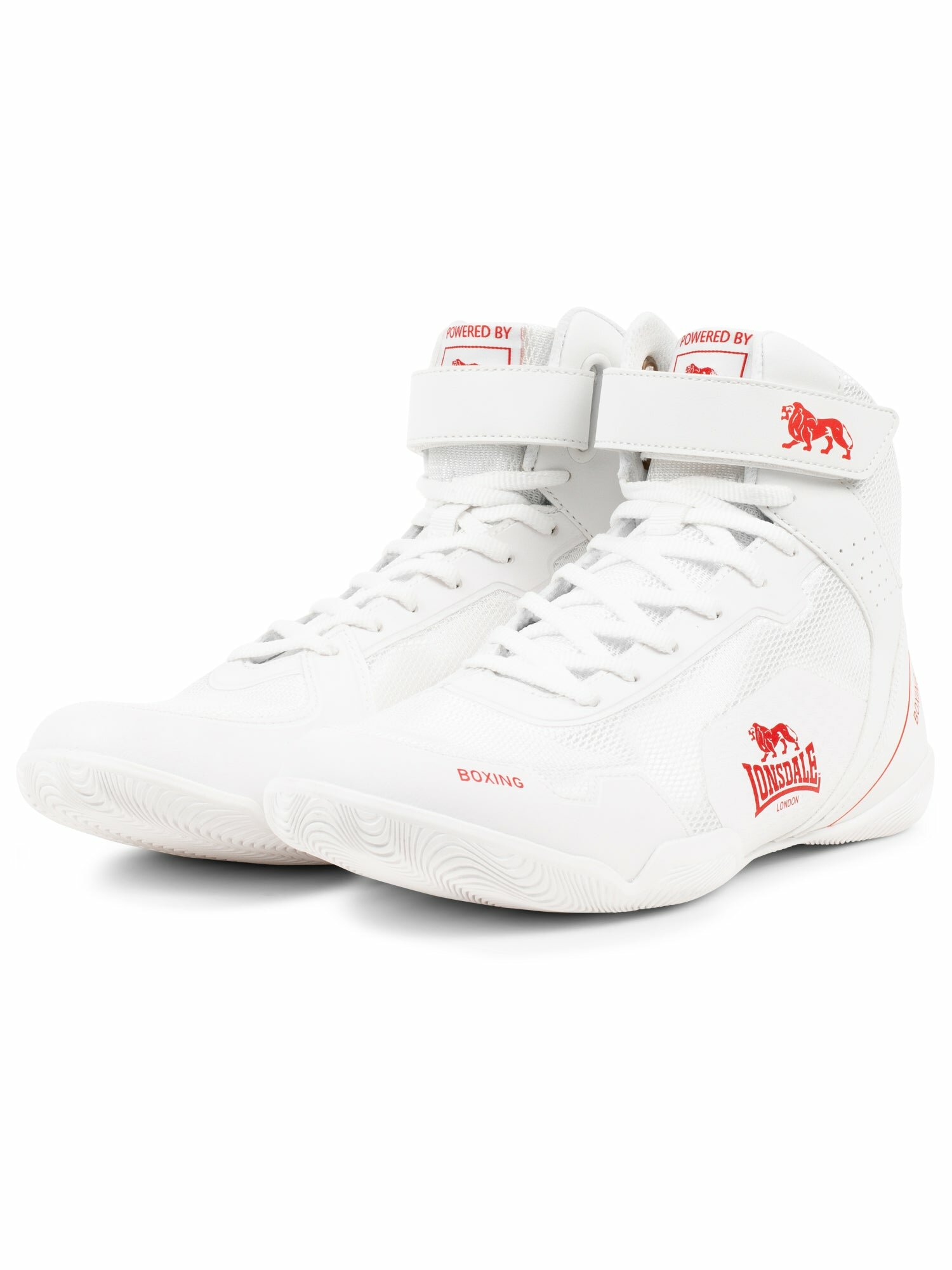 Боксерки LONSDALE размер 44 EU красный белый