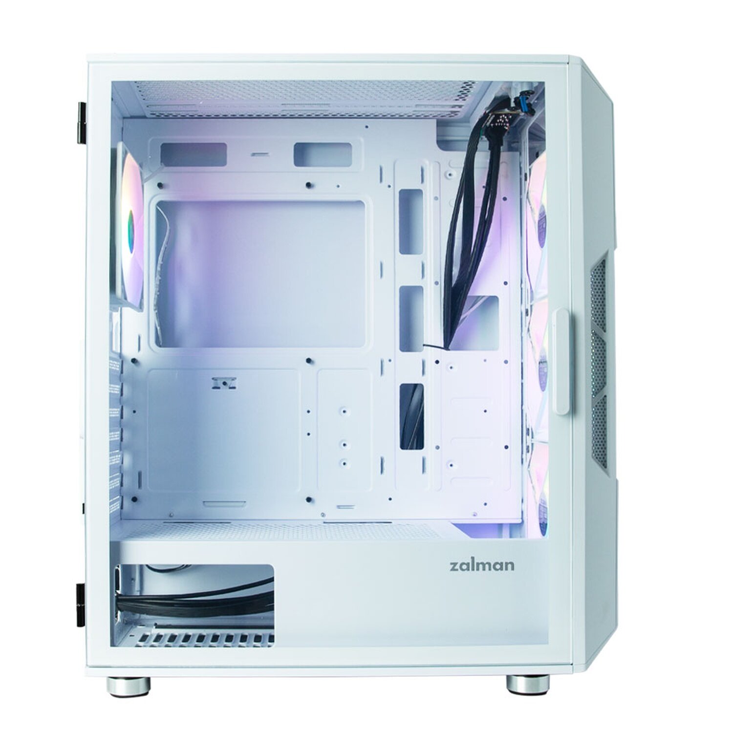 Корпус Midi-Tower Zalman i3 NEO White, RGB-подсветка, ATX, белый — фото 1