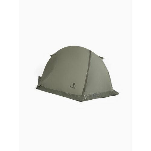 фото Палатка туристическая 2-х местная maclay sayan 2, 260×145×125 см, треккинговая, двухслойная, зелёная