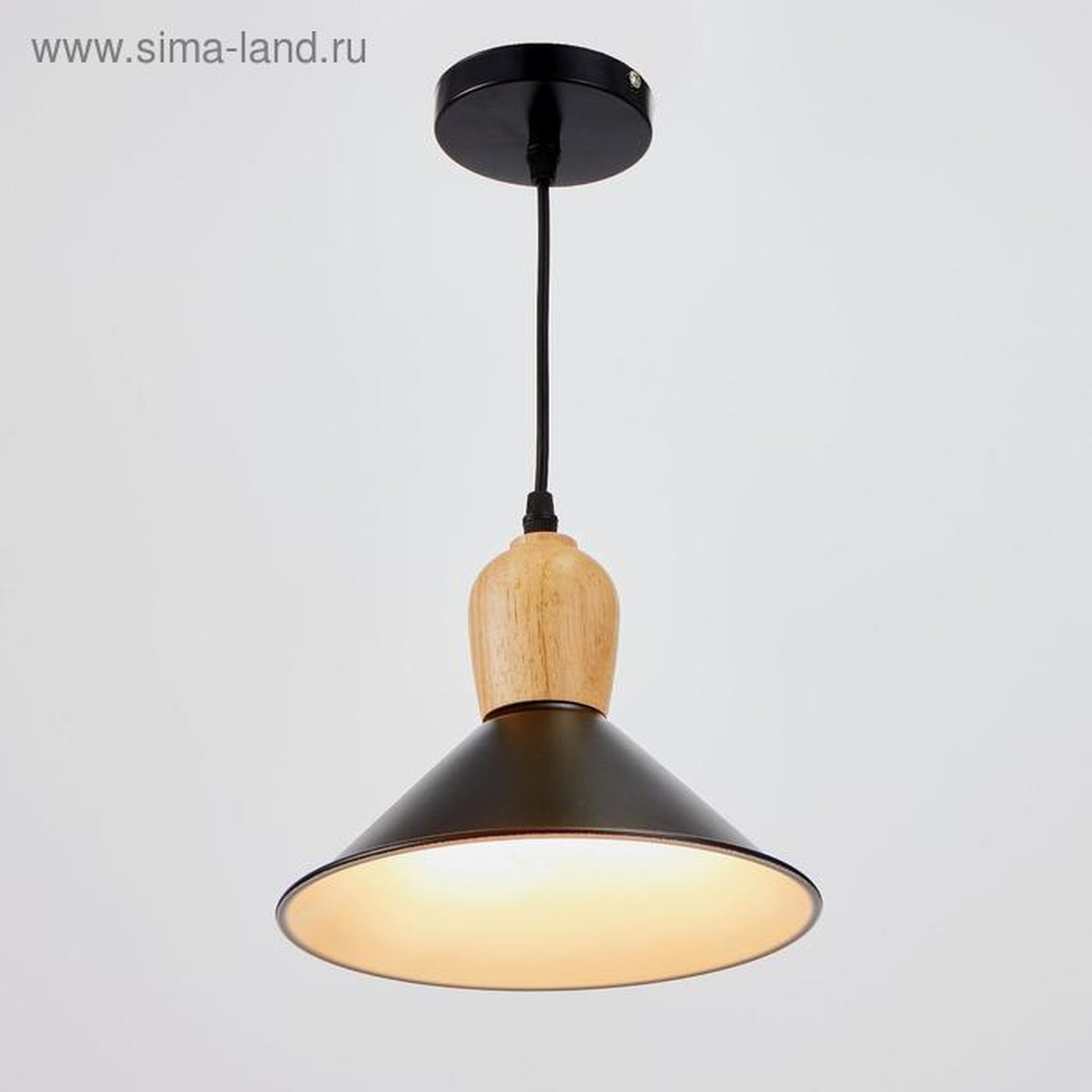 Светильник BayerLux 2034831 1  E27  40 Вт  черный  скандинавский стиль