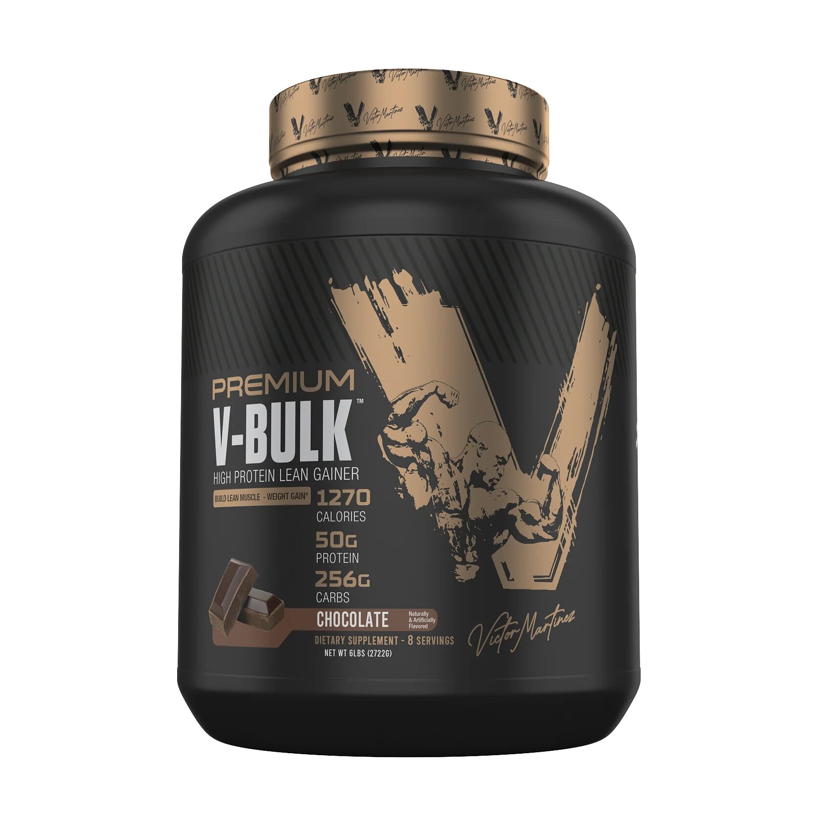 Протеин Victor Martinez Premium V-Bulk High Protein Lean Gainer, шоколад, 8 порций, 2.7 кг