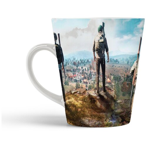 фото Кружка-латте coolpodarok пабг pubg(три солдата спиной)