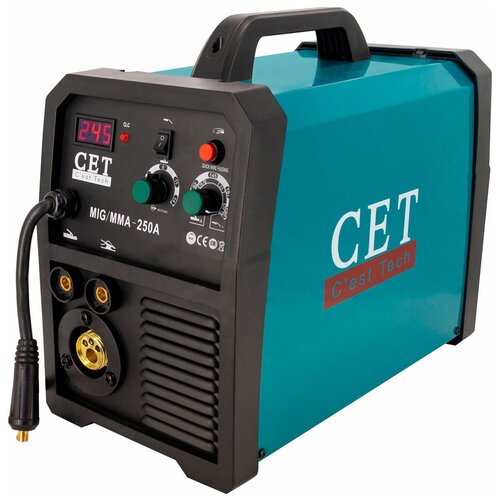 Сварочный аппарат инверторный сварочный инвертор полуавтомат CET MIGMMA 250A-5 Full Bridge электрод до 5 мм катушка до 5 кг 1768000₽