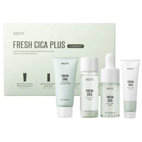 Nacific Fresh Cica Plus Clear Kit Набор миниатюр линейки с центеллой