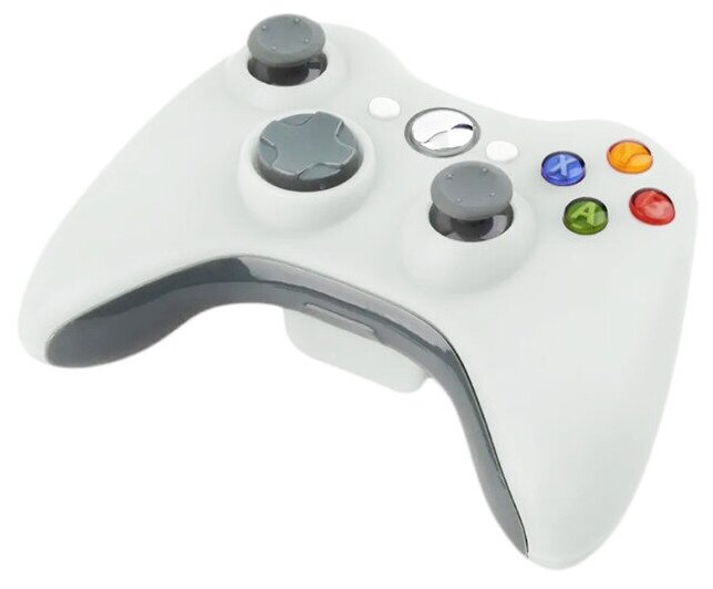 Джойстик для Xbox 360 беспроводной Белый