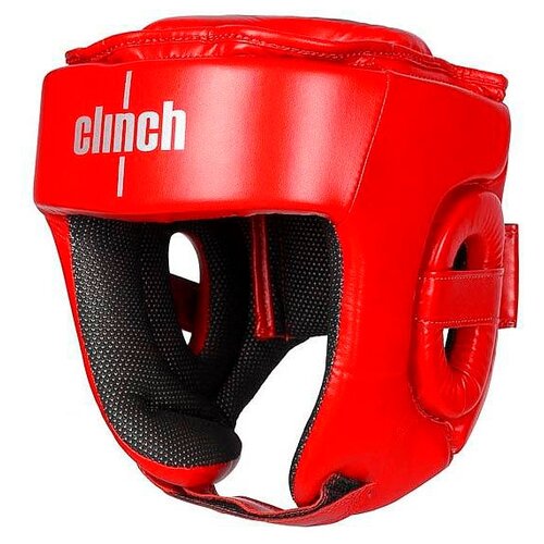 Шлем боксерский Clinch, Helmet Kick C142, S, красный шлем боксерский clinch helmet kick c142 s синий