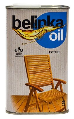 Belinka EXTERIER Масло для древесины снаружи помещений (бесцветный, полуглянцевый, 0,5 л)