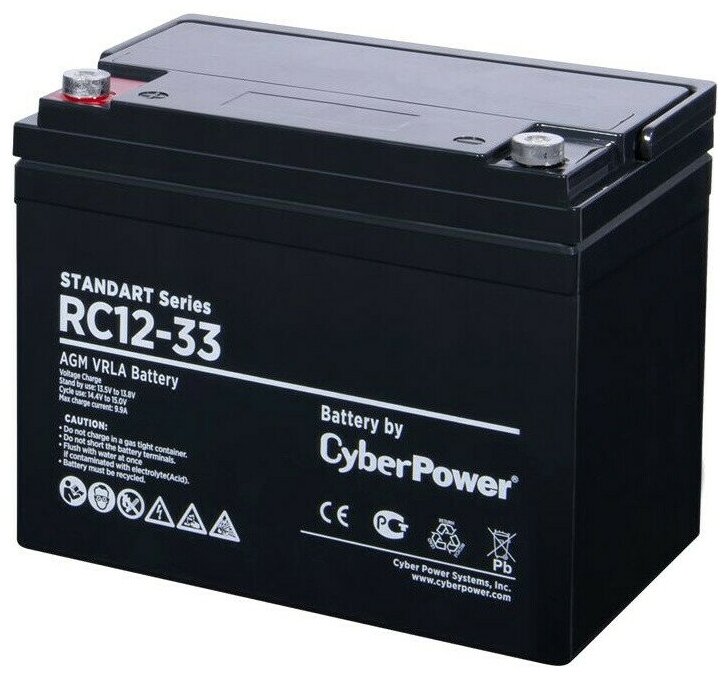 Аккумуляторная батарея CyberPower (RC 12-33)