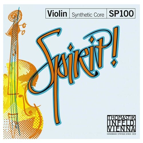 Набор струн Thomastik-Infeld Spirit! SP100, 1 уп. sp100 3 4 spirit комплект струн для скрипки размером 3 4 thomastik