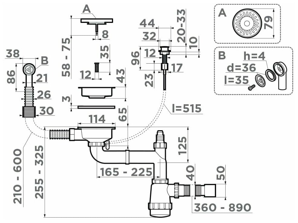 арматура Omoikiri WK-1CL-R-A-AB022 - фотография № 4