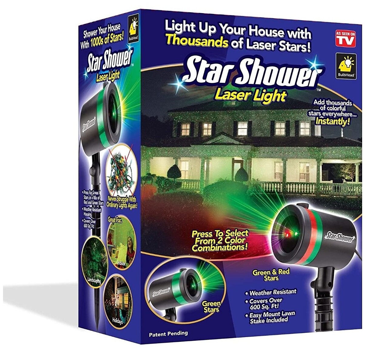 Проектор Beringo Star Shower Laser Light Projector