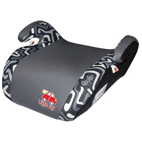 Бустер детский 22-36кг. Little Car Smart лабиринт-серый