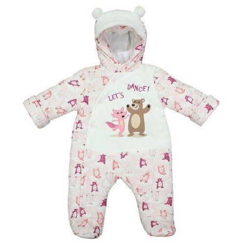 фото Комбинезон для девочки, рост 62 см, цвет розовый нет бренда