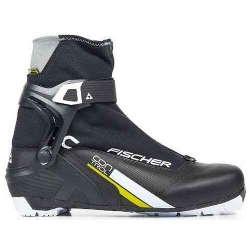 Лыжные ботинки Fischer XC Control S20519 NNN (черный/белый/салатовый) 2019-2020 40 EU лыжные ботинки fischer rc 3 s17221 classic nnn черный салатовый 2021 2022 40 eu