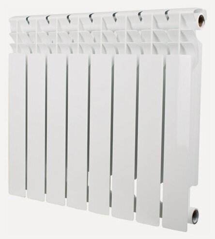 Изображение товара Радиатор секционный биметаллический Halsen BS 500/80, кол-во секций: 14, 1120 мм. подключение: универсальное боковое