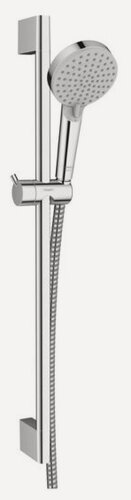 Изображение товара Душевой гарнитур hansgrohe Vernis Blend 100 2jet Vario EcoSmart cо штангой 65 см 26279000, хром
