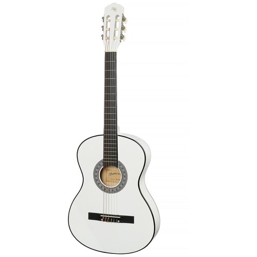 Гитара классическая уменьшенная 3/4 MARTIN ROMAS JR-N36 WH белая с нейлоновыми струнами. Для детей от 9 до 14 лет.