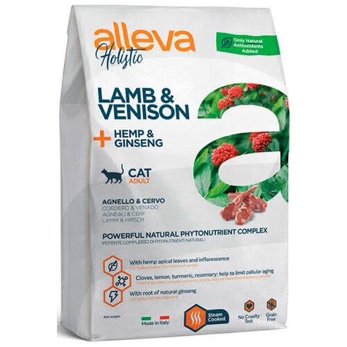 Holistic Adult Lamb & Venison & Ginseng alleva holistic adult cat lamb