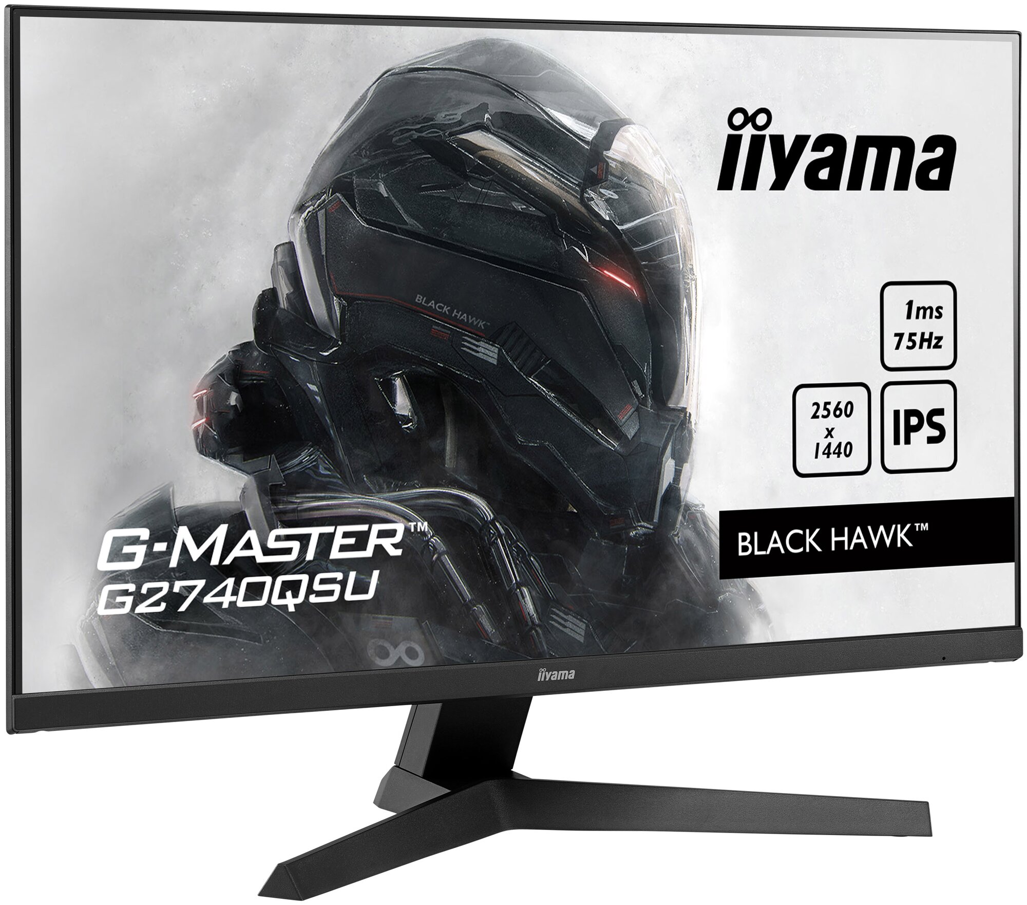 27 Монитор Iiyama G-Master G2740QSU-B1 2560x1440 75 Гц IPS черный