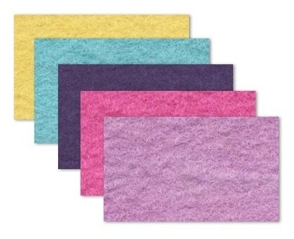 фото Фетр Gamma А-270/250 декоративный 20 см х 30 см ± 1-2 см 5 шт ассорти №4