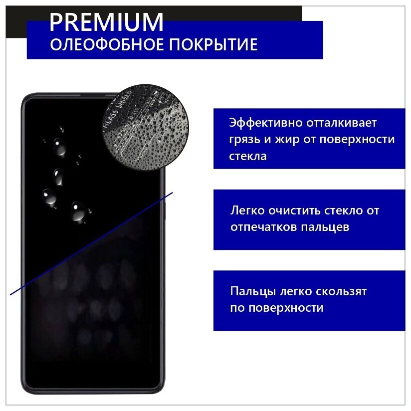 Защитное стекло премиум G-Rhino 6D для Xiaomi Poco M4 Pro 5G c олеофобным покрытием на весь дисплей | iHouse