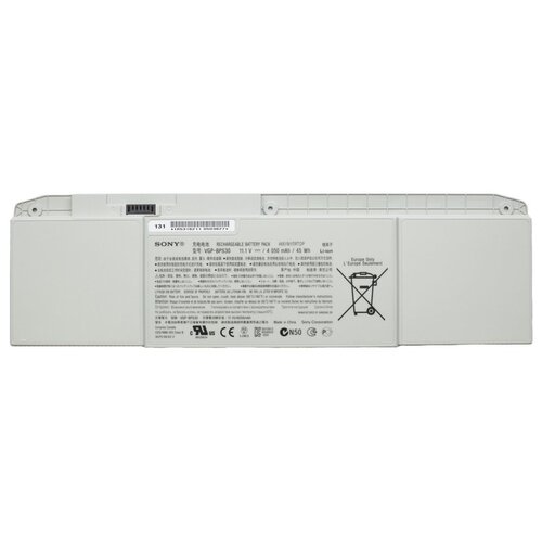 Аккумулятор для ноутбука Sony VAIO SVT11, SVT13, SVT13117EC, SVT13117ECS, VGP-BPS30, 4050mAh, 11.1V