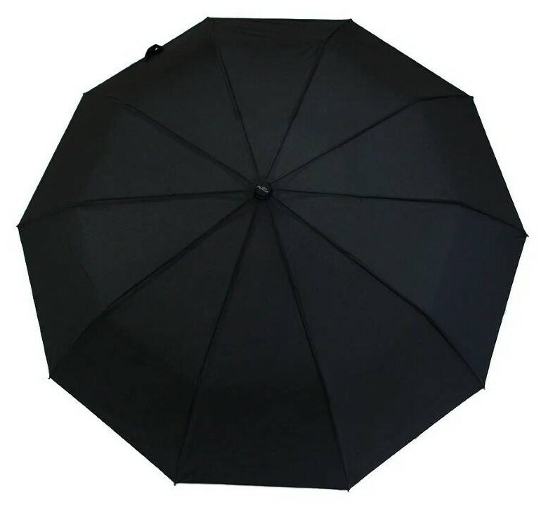 Мужской зонт складной Popular umbrella полуавтомат 1083/Черный 