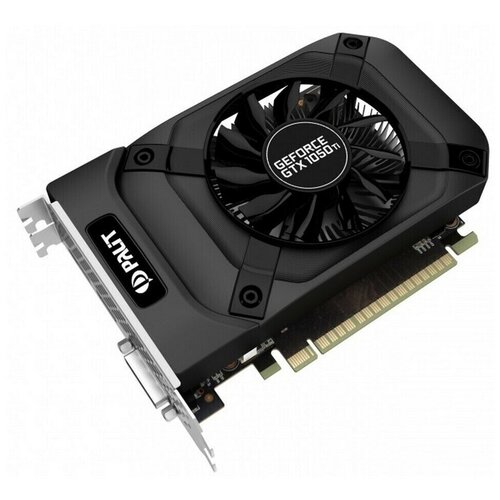 Видеокарта Palit GeForce GTX 1050 Ti StormX 4GB (NE5105T018G1-1070F), Retail видеокарта palit geforce gtx 1050 ti pa gtx1050ti stormx 4g 4096mb