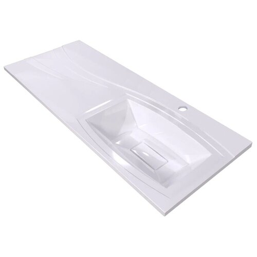 Раковина над стиральной машиной TUKANA 1200х480 правая с кронштейнами и сливной системой (ALTASAN)