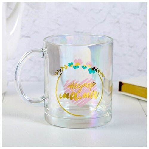Кружка «Супер мама», 450 мл. В наборе 1шт.