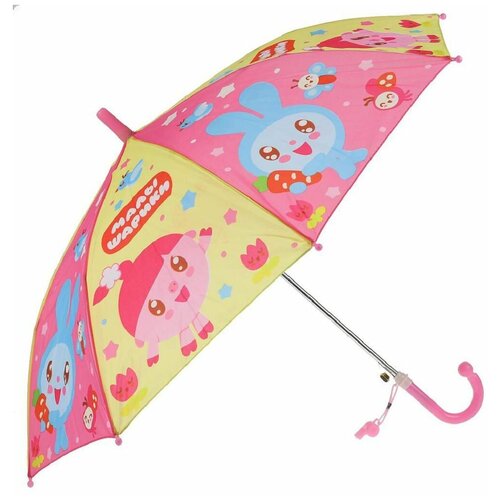 Зонт-трость Играем вместе, красный, желтый зонт детский малышарики 45 см um45 msk в пак играем вместе в кор 120шт