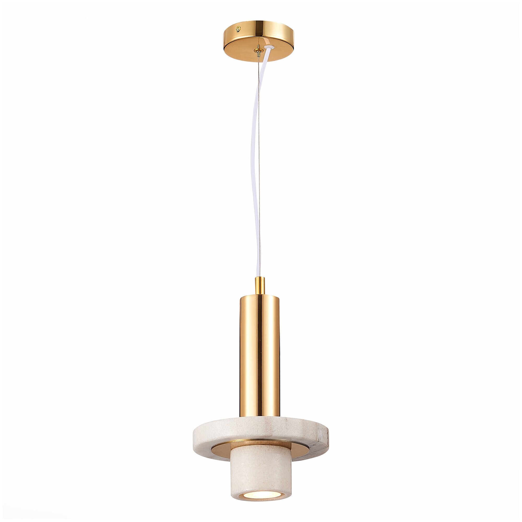 Светильник подвесной, подвес ST Luce Золотистый/Белый GU10 1*5W SL1210.503.01