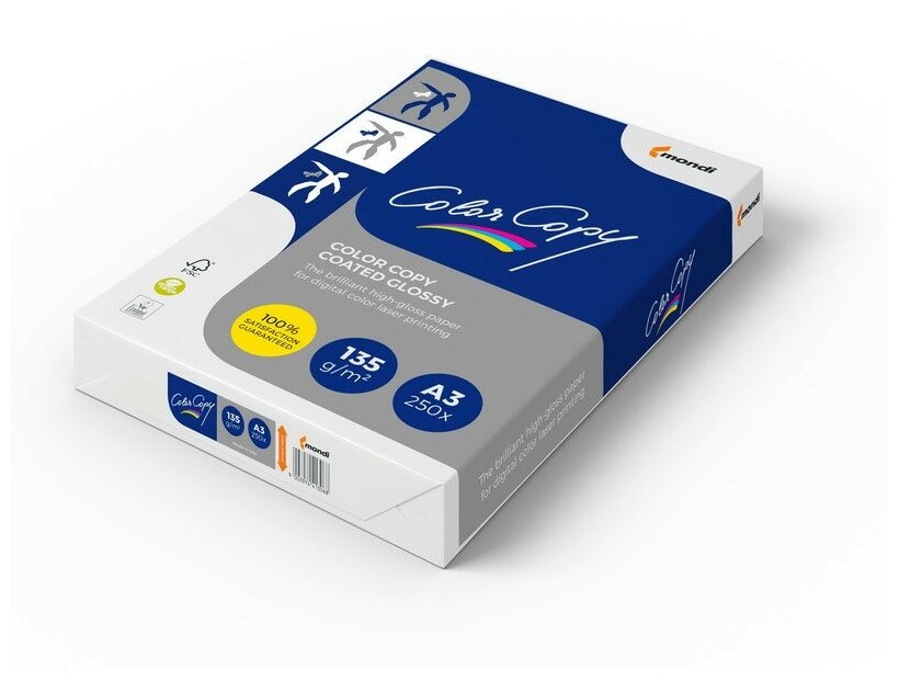 COLOR COPY Бумага для цв.лазер.печ. Color Copy Glossy(А3,135г,139CIE%)250л