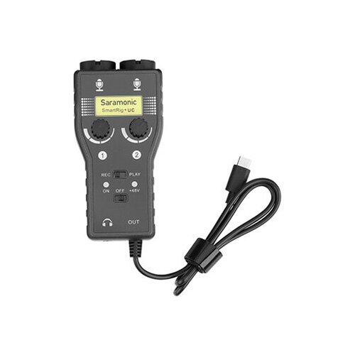 Адаптер Saramonic SmartRig UC 2х XLR 63 мм 35 мм USB-C 1199000₽