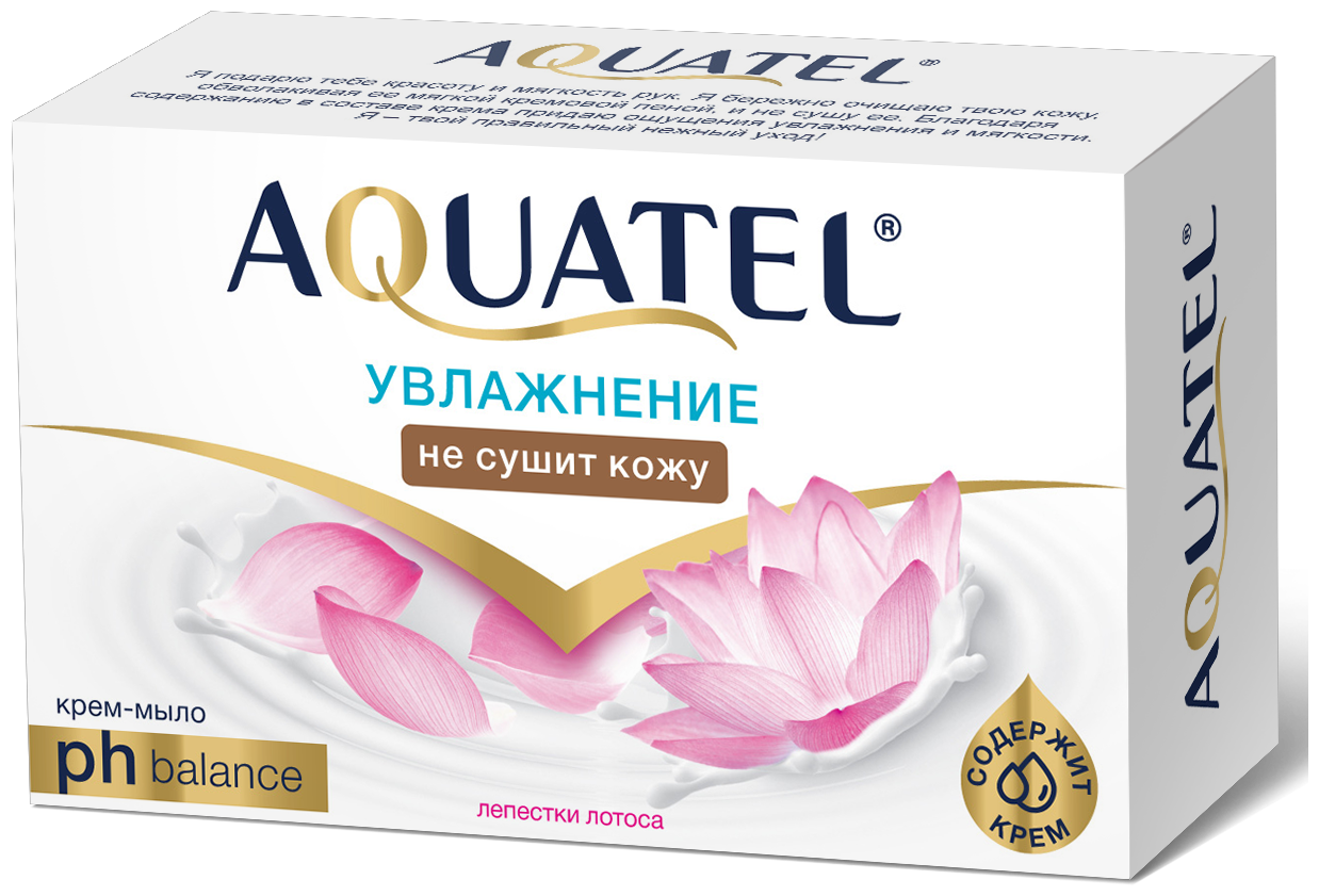 Aquatel Крем-мыло лепестки лотоса