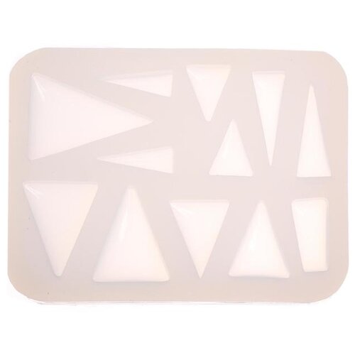 Hobby Magic Силиконовый молд треугольников, ТР-12, 7343960, белый
