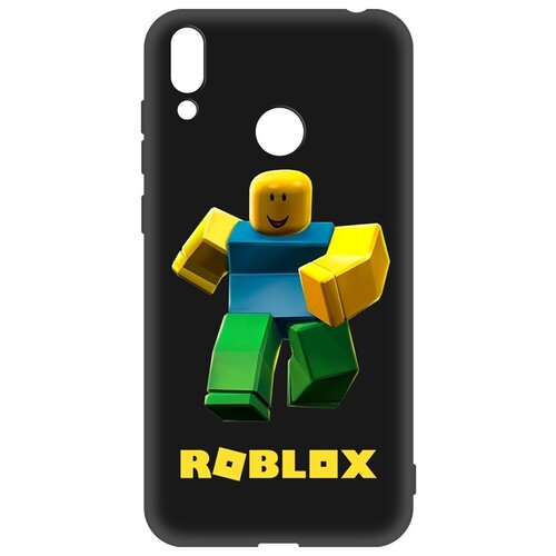 Чехол-накладка Krutoff Soft Case Roblox-Классический Нуб для Huawei Y7 (2019) черный чехол накладка krutoff soft case roblox классический нуб для honor x6a черный