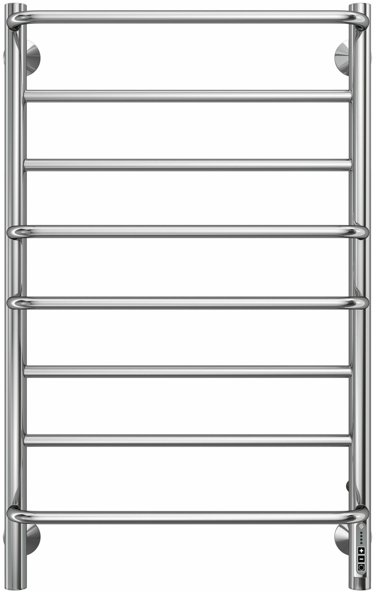 Полотенцесушитель для ванны Terminus Евромикс П8 500х850 электрический из нержавеющей стали, 8 секций(перекладин), гарантия 5 лет