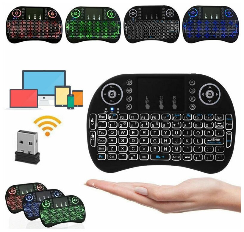 Клавиатура Игровая клавиатура Mini Keyboard i8B черный