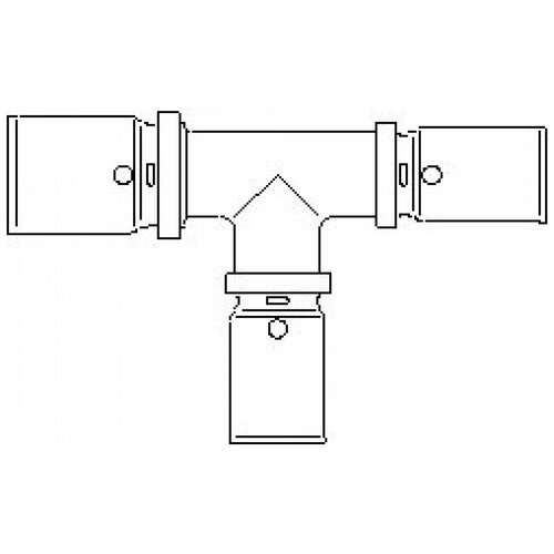 Прессовый тройник с уменьшенным отводом и проходом Oventrop 26 х 16 х 20 мм, 1513356 прессовый тройник с уменьшенным отводом и проходом oventrop 26 х 16 х 20 мм 1513356