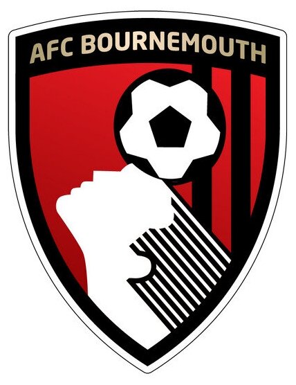 Наклейка AFC Bournemouth, 8х10 см