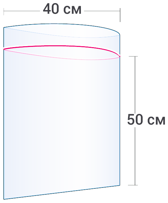 Пакеты 40х50 с замком зип-лок , 45 мкм , 100 шт - фотография № 2