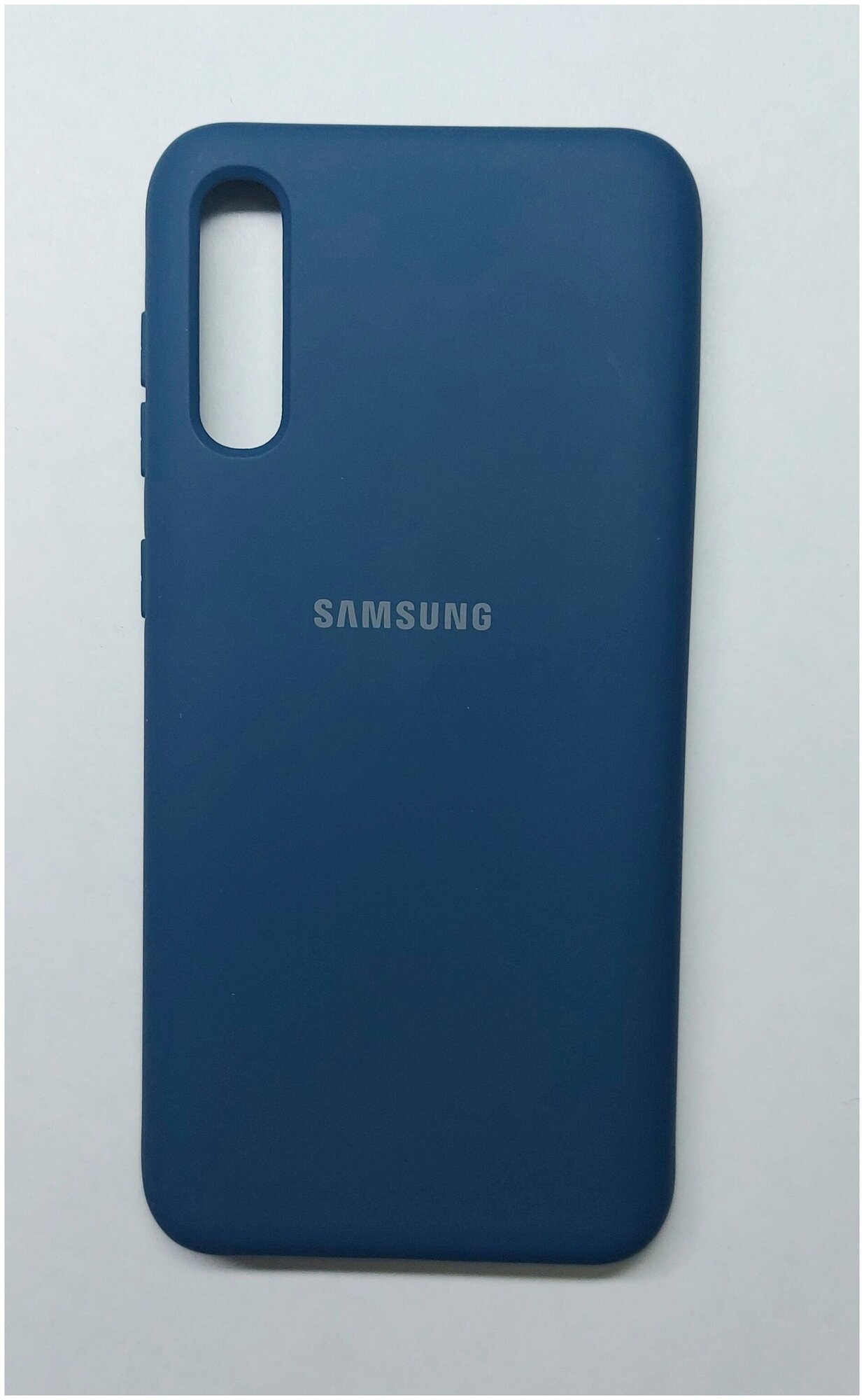 Чехол Samsung A50/A30s silicone cover синий