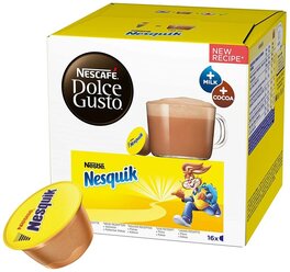 Кофе натуральный жареный молотый Nescafe Dolce Gusto Nesquik chocolate 16кап,256гр