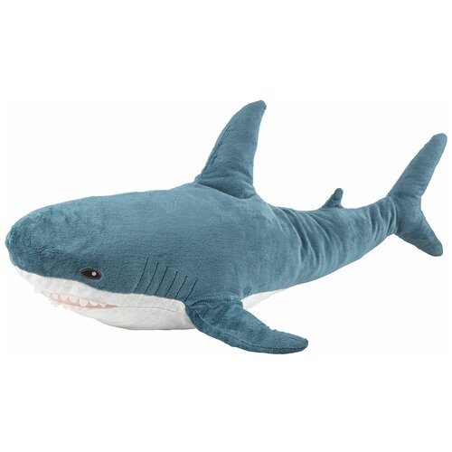 Мягкая игрушка акула 140см/ синяя акула/ игрушка-подушка/ плюшевая игрушка